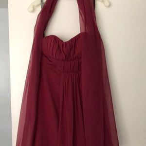Alfred Angelo size 4 strapless long dress